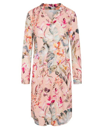 Rosch 1223615 Modern Leaves Cotton Blend Nightshirt myselflingerie.com